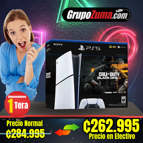 A3 PS5 SLIM DIGITAL INCLUYE CALL OF DUTY BLACK OPS 6